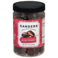 Sanders Sea Salt Caramels, Dark Chocolate - 18 Ounce 