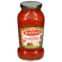 Bertolli Sauce, Spicy Italian Sausage with Romano Cheese - 24 Ounce 