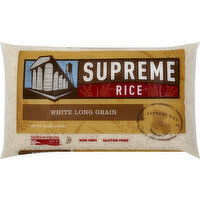 Supreme Rice White Rice, Long Grain - 10 Pound 