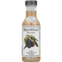 Briannas Dressing, Italian Vinaigrette, Home Style - 12 Fluid ounce 