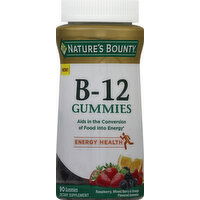 Nature's Bounty Vitamin B-12, Gummies, Raspberry, Mixed Berry & Orange Flavored