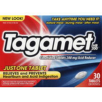 Tagamet Cimetidine Tablets, 200 mg, Tablets - 30 Each 