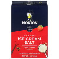 Morton Rock Salt Ice Cream Salt - 4 Pound