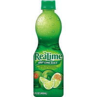 ReaLime 100% Juice, Lime - 15 Fluid ounce 