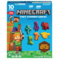 Betty Crocker Minecraft Assorted Fruit Flavors Fruit Flavored Snacks - 10 Each