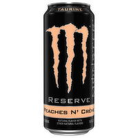 Monster Energy Drink, Peaches N' Cream, Reserve