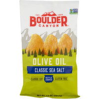 Boulder Canyon Potato Chips, Classic Sea Salt, Olive Oil, Kettle Style - 6.5 Ounce