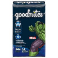 GoodNites Underwear, Boys, Marvel, Small/Medium (43-68 lb) - 14 Each 