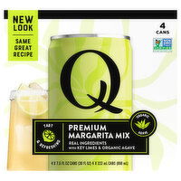Q Margarita Mix, Spectacular, Lime Juice and Agave
