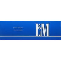 L M Cigarettes, Filter, Blue Pack, Flip-Top Box - 200 Each
