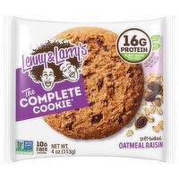 Lenny & Larry's Cookie, Oatmeal Raisin, Soft-Baked - 4 Ounce 