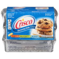 Crisco Shortening Sticks, All-Vegetable - 3 Each 