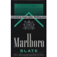 Marlboro Cigarettes, Black, Slate - 20 Each 