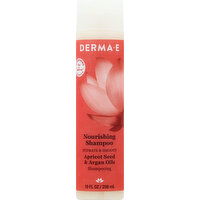 Derma E Shampoo, Nourishing, Apricot Seed & Argan Oils - 10 Ounce 