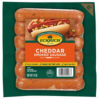 Eckrich Smoked Sausage, Cheddar - 14 Ounce 