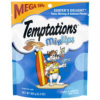 Temptations Treats for Cats, Surfers Delight, Tuna, Shrimp & Salmon Flavor - 6.3 Ounce 