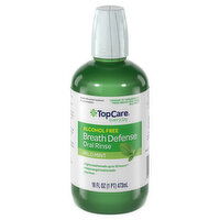 TopCare Oral Rinse, Alcohol Free, Breath Defense, Mild Mint - 16 Fluid ounce 