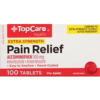 TopCare Pain Relief, Extra Strength, 500 mg, Tablets