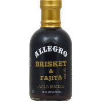 Allegro Brisket & Fajita Sauce, Gold Buckle - 16 Ounce 