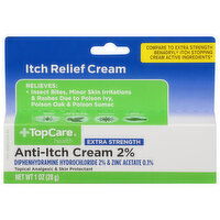 TopCare Anti-Itch Cream 2%, Extra Strength - 1 Ounce 