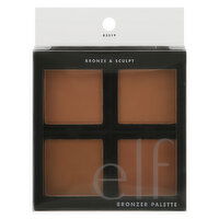 e.l.f. Bronzer Palette, Bronze & Sculpt 83319 - 0.49 Ounce 