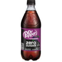 Dr Pepper Soda, Zero Sugar, Blackberry - 20 Fluid ounce 