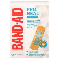 Band-Aid Adhesive Bandages, All One Size - 10 Each 