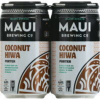 Maui Brewing Co. Beer, Porter, Coconut Hiwa - 4 Each 