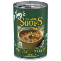 Amy's Organic Vegetable Barley Soup, Low Fat, Vegan, 14.1 oz. - 14.1 Ounce 