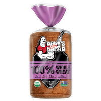 Dave's Killer Bread Bread, Organic, 100% Whole Wheat - 25 Ounce 