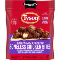 Tyson Tyson Any'tizers Frozen Sweet BBQ Flavored Boneless Chicken Bites, 24 Ounce 