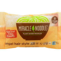 Miracle Noodle Plant Based Noodles, Angel Hair Style - 7 Ounce 