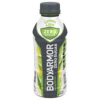 BodyArmor SuperDrink, Zero Sugar, Lemon Lime - 16 Fluid ounce 