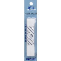 Griffin Shoe Laces, Sport, White, 54 Inch - 1 Each 