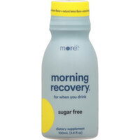 More Labs Morning Recovery, Sugar Free, Natural Lemon Flavor - 3.4 Fluid ounce 