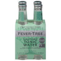 Fever-Tree Tonic Water, Elderflower - 4 Each 