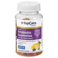 TopCare Probiotic Gummies, Orange, Lemon & Blueberry Flavors, Adult