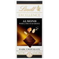 Lindt Dark Chocolate, Almond with a Touch of Honey - 3.5 Ounce 