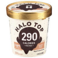 Halo Top Ice Cream, Light, Vanilla Bean Flavored