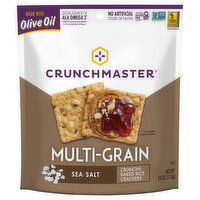 Crunchmaster Crackers, Multi-Grain, Sea Salt - 4 Ounce 