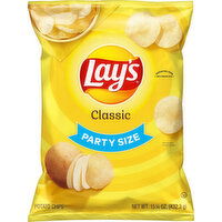 Lay's Potato Chips, Classic, Party Size - 15.25 Ounce 