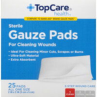 TopCare Gauze Pads, Sterile