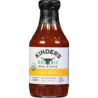 Kinder's BBQ Sauce, Organic, Cali Gold - 19.5 Ounce 