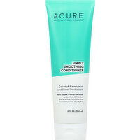 Acure Conditioner, Simply Smoothing, Coconut & Marula Oil - 8 Ounce 