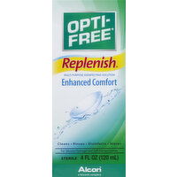 Opti-Free Multi-Purpose Disinfecting Solution, Enhanced Comfort - 4 Ounce 