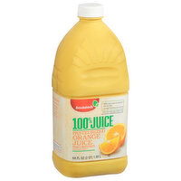 Brookshire's Orange 100% Juice - 64 Fluid ounce 