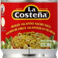 La Costena Jalapeno Nacho Slices, Pickled - 12 Ounce 