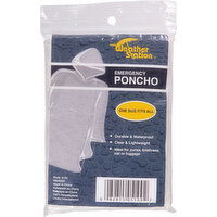 The Weather Station Poncho, Emergency - 1 Each 