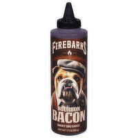 Firebarns Smoky Bourbon Bacon BBQ Sauce - 17 Ounce