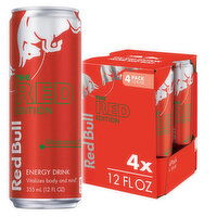 Red Bull Red Edition Watermelon Energy Drink - 4 Each 